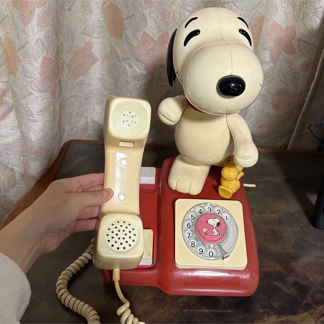 SNOOPY　レトロ電話器