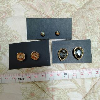 3点セット　ハンドメイドピアス(ピアス)