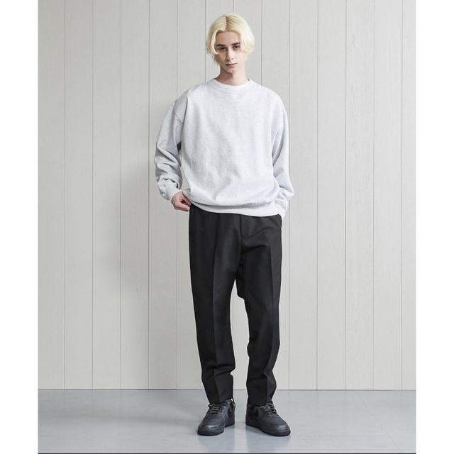 H BEAUTY&YOUTH TAPERED  PANTS BLACK