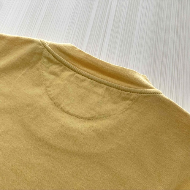 H96★美品★極上コットン製 Tシャツ ブルネロクチネリ イエロー S