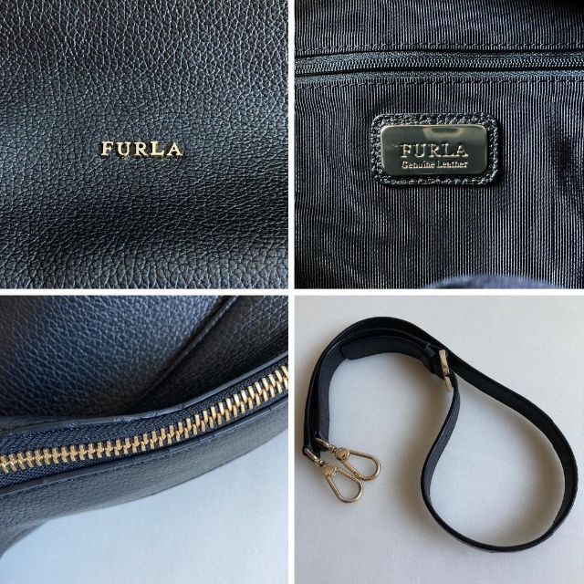 Furla(フルラ)のFURLA フルラ エヴァ ホーボー ショルダーバッグ ブラック 2way レディースのバッグ(ショルダーバッグ)の商品写真