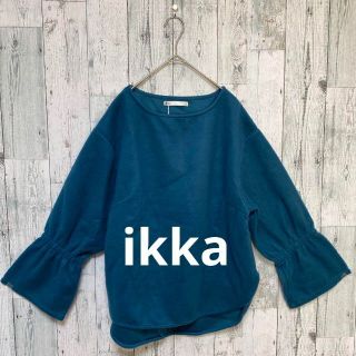 イッカ(ikka)の【タグ付き】 ikka イッカ　レディース　シャツ　Lサイズ(カットソー(長袖/七分))