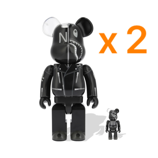 エンタメ/ホビーBE@RBRICK BAPE × NEIGHBORHOOD 100%&400%