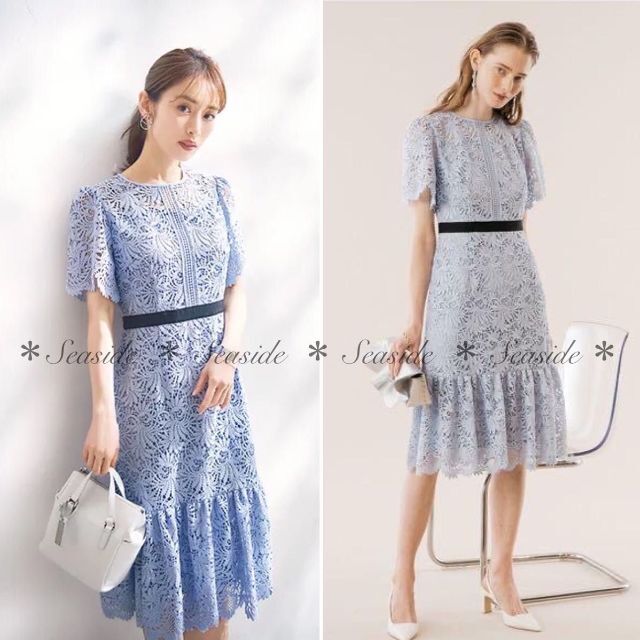 美品♡セルフォード レースワンピース 完売品 VERY 結婚式-