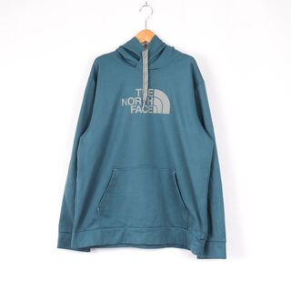 ザノースフェイス(THE NORTH FACE)のザ・ノースフェイス ロゴパーカー 長袖 ビッグロゴ トップス アウトドア メンズ XLサイズ ブルー THE NORTH FACE(パーカー)