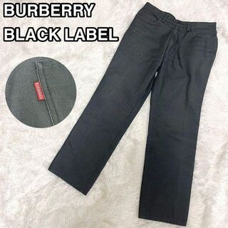 バーバリーブラックレーベル(BURBERRY BLACK LABEL)のBURBERRY BLACK LABEL ストレートパンツ グレー Mサイズ(ワークパンツ/カーゴパンツ)