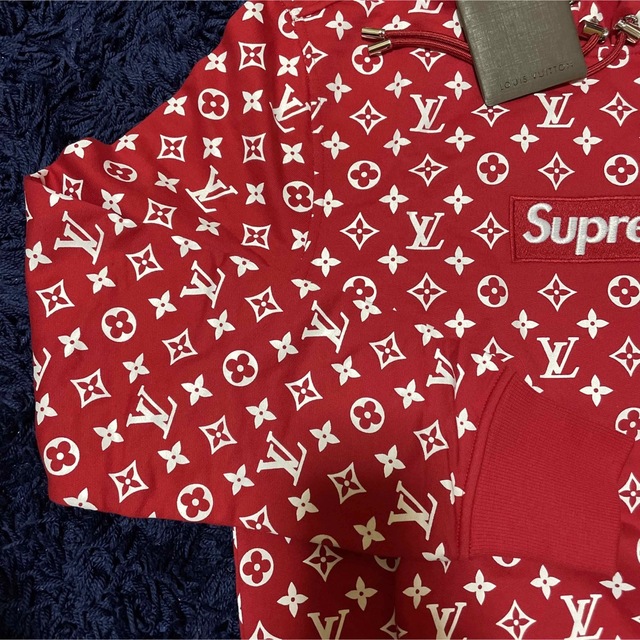 Buy Supreme Louis Vuitton SUPREME LOUISVUITTON Size: L LV Box Logo Hooded  Sweatshirt Monogram box logo pullover hoodie from Japan - Buy authentic  Plus exclusive items from Japan