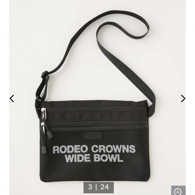 RODEO CROWNS WIDE BOWL(ロデオクラウンズワイドボウル)のRODEO CROWNS メッシュ　サコッシュ　カバン　ショルダー　バック レディースのバッグ(ショルダーバッグ)の商品写真