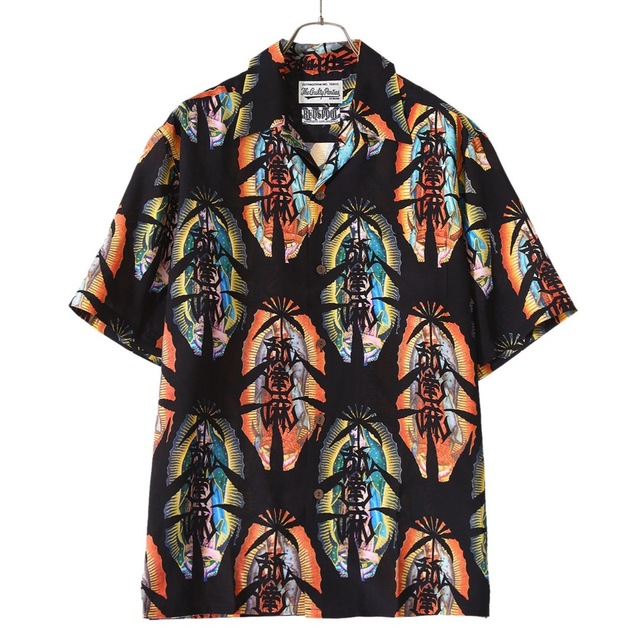 WACKO MARIA HAWAIIAN SHIRT  BLACK XL