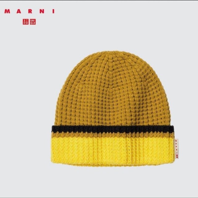 Marni(マルニ)のuniqlo marni ニット帽　ビーニー　ニット帽　マルニニット レディースの帽子(ニット帽/ビーニー)の商品写真