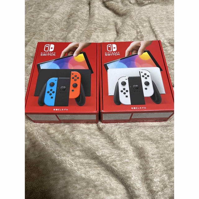 海外並行輸入正規品 Nintendo Switch - Nintendo Switch 有機EL ネオン