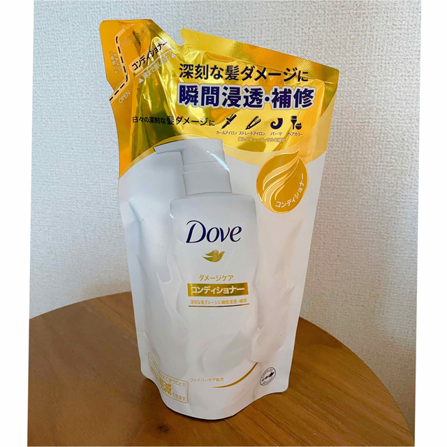 Dove（Unilever）(ダヴ)のDoveダヴ☆ダメージケア〈コンディショナー詰替〉ヘアケア コスメ/美容のヘアケア/スタイリング(コンディショナー/リンス)の商品写真