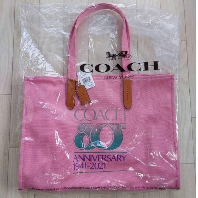 新品！ COACH☆80周年記念 トートバッグ anniversary-