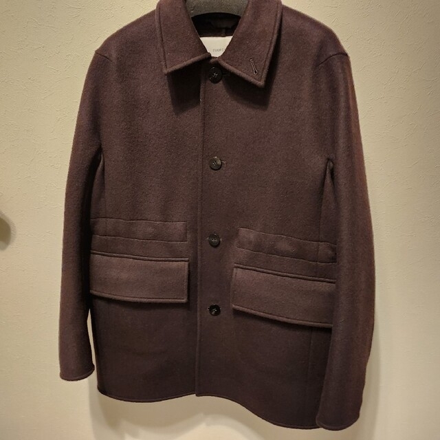 22aw Overcoat Beaver Wool Short Coat