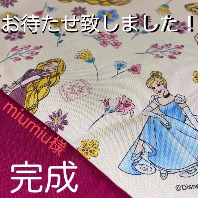  miumiu様専用ページ　プリンセスレッスンバッグ ハンドメイドのキッズ/ベビー(バッグ/レッスンバッグ)の商品写真