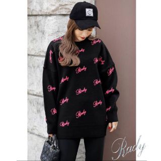 レディー(Rady)のRady♡ロゴニットトップス  【新品・タグ付き】(ニット/セーター)