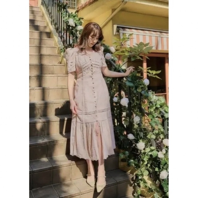 herlipto time after time scalloped dress