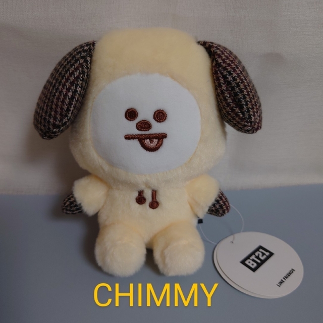 BT21(ビーティーイシビル)のBT21 CHIMMY ～グレンチェック～ エンタメ/ホビーのおもちゃ/ぬいぐるみ(キャラクターグッズ)の商品写真