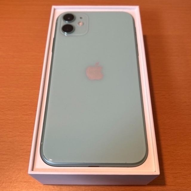 iPhone11 64GB Green SIMフリー ケース付き 格安