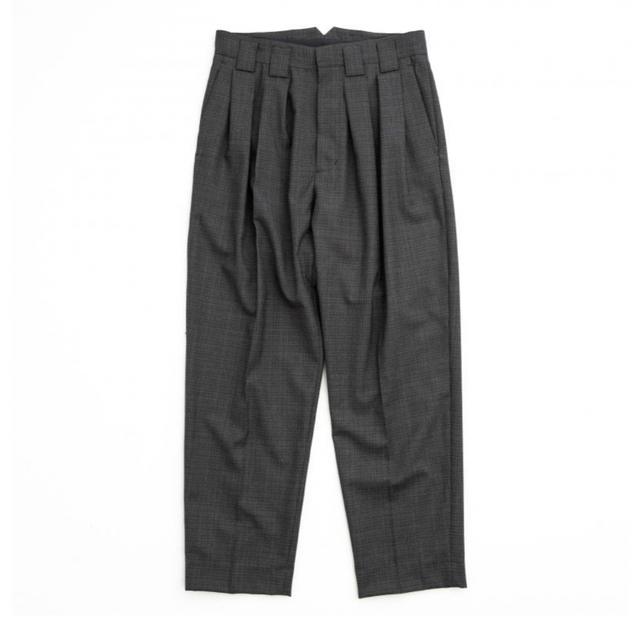 新品stein DOUBLEWIDE TROUSERS BLUE CHECK