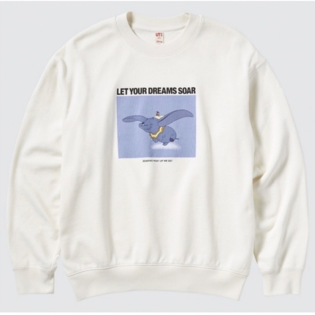 UNIQLO(ユニクロ)のUNIQLO ディズニー・メモリーズ スウェット ダンボ レディースのトップス(トレーナー/スウェット)の商品写真