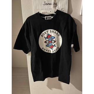 アベイシングエイプ(A BATHING APE)の【A BATHING APE】BUSYSHARK Tシャツ 美品(Tシャツ/カットソー(半袖/袖なし))