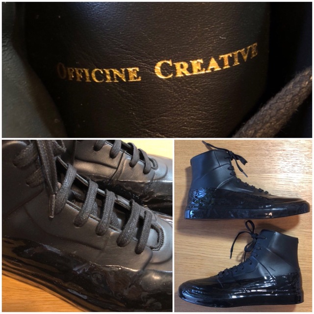 OFFICINE CREATIVE レザースニーカー【訳あり未使用】 新登場 restocks