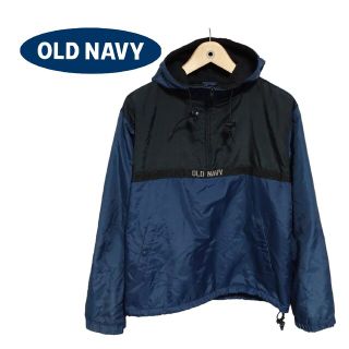 オールドネイビー(Old Navy)の90s OLDNAVY オールドネイビー ハーフジップ ナイロン パーカー(ナイロンジャケット)