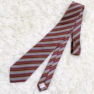 美品 Paul Smith ネクタイ マルチカラー マルチストライプ