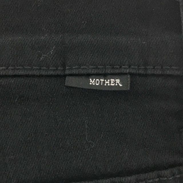 mother(マザー)の【美品】  MOTHER / マザー | Deuxieme Classe ドゥーズィエムクラス 取扱い BLACK INSIDER CROP インサイダー クロップド デニム パンツ | 38 | ブラック | レディース レディースのパンツ(その他)の商品写真