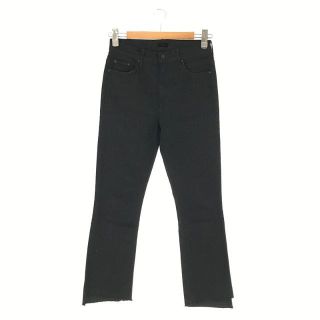 マザー(mother)の【美品】  MOTHER / マザー | Deuxieme Classe ドゥーズィエムクラス 取扱い BLACK INSIDER CROP インサイダー クロップド デニム パンツ | 38 | ブラック | レディース(その他)