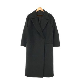 ドゥーズィエムクラス(DEUXIEME CLASSE)の【美品】  Deuxieme Classe / ドゥーズィエムクラス | WIDE COAT ウール マキシ ダブル ロング コート | ブラック | レディース(その他)