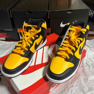 ナイキ(NIKE)のNike Dunk High University Gold and Black(スニーカー)