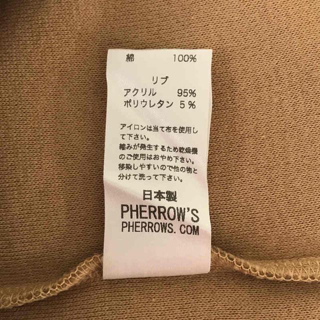 PHERROW'S フェローズ ポケット付きスウェット21W-PFSW1-Mt.