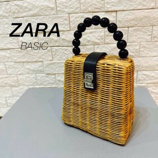 ザラ(ZARA)のZARA ショルダーバッグ　カゴバッグ(かごバッグ/ストローバッグ)