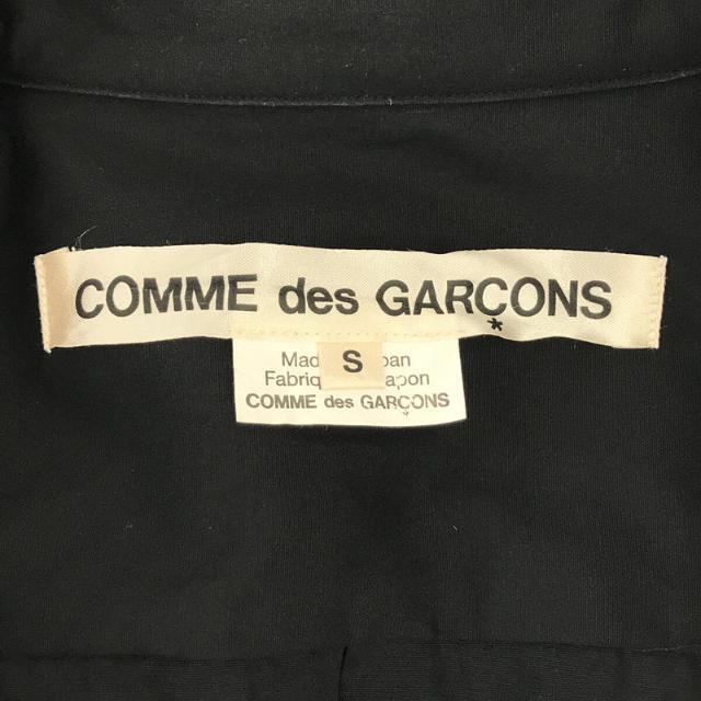 COMME des GARCONS(コムデギャルソン)の【美品】  COMME des GARCONS / コムデギャルソン | AD2022 2021AW | Landscape of Shadow モノクロームの風景期 コットン フリル ドッキング Aライン ブラウス | S | ブラック | レディース レディースのトップス(シャツ/ブラウス(長袖/七分))の商品写真