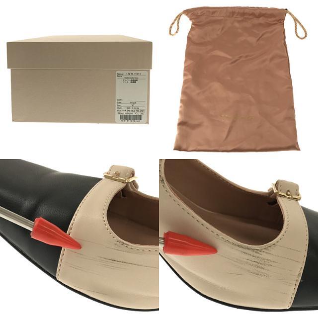Herlipto / ハーリップトゥ | Mademoiselle Mules マドモアゼル ミュール ヒール 箱付き | 37 | ベージュ | レディース Herlipto / ハーリップトゥ | Mademoiselle Mules マドモアゼル ミュール ヒール 箱付き | 37 | ベージュ | レディース