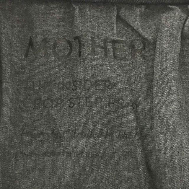 mother(マザー)のMOTHER / マザー | Deuxieme Classe ドゥーズィエムクラス 取扱い FADED BLACK INSIDER CROP インサイダー クロップド デニム パンツ | 38 | ダークグレー | レディース レディースのパンツ(その他)の商品写真