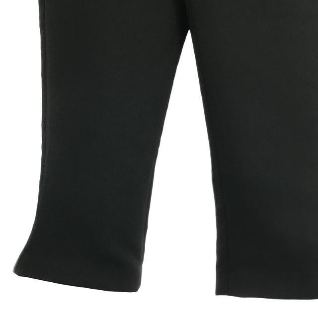 【美品】 COMME des GARCONS / コムデギャルソン | AD2021 2022SS | STATE OF MIND 今の心境期 ポリエステル ツイル クロップド スラックス | S | ブラック | レディース
