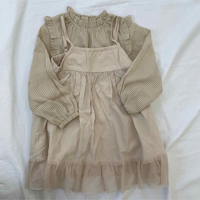 tete a tete(テータテート)のseason reason ワンピースセット 90cm キッズ/ベビー/マタニティのキッズ服女の子用(90cm~)(ワンピース)の商品写真