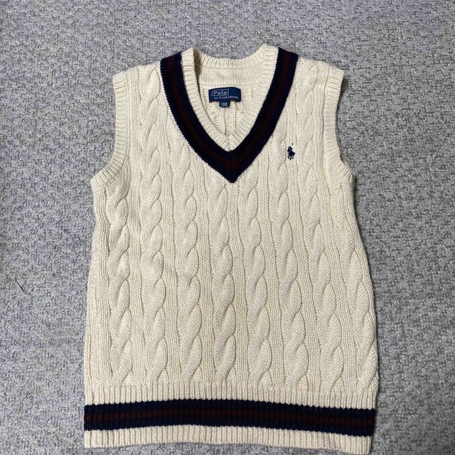 POLO RALPH LAUREN(ポロラルフローレン)のラルフローレン　ベスト　130センチ キッズ/ベビー/マタニティのキッズ服男の子用(90cm~)(ニット)の商品写真