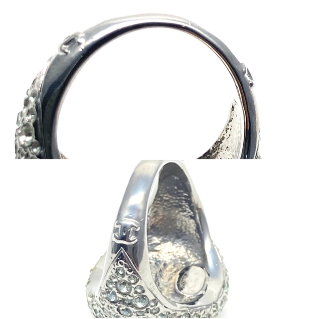 CHANEL(シャネル)の【美品】シャネル 正規品 ココマーク ラインストーン A21S リング　指輪 レディースのアクセサリー(リング(指輪))の商品写真