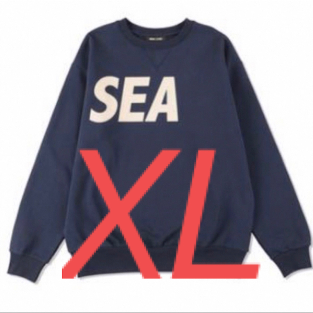 WIND AND SEAクルーネックネイビーXL 【お試し価格！】 9945円 www ...