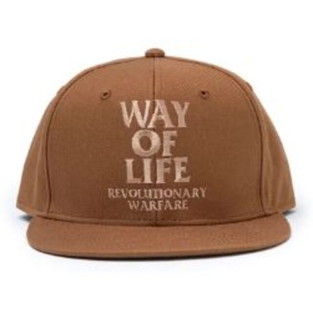 rats embroidery cap way of life brown メンズの帽子(キャップ)の商品写真