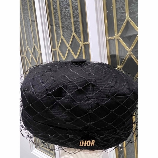 Christian Dior(クリスチャンディオール)の新品 DIOR キャスケットベレー帽 ブラック  レディースの帽子(キャスケット)の商品写真
