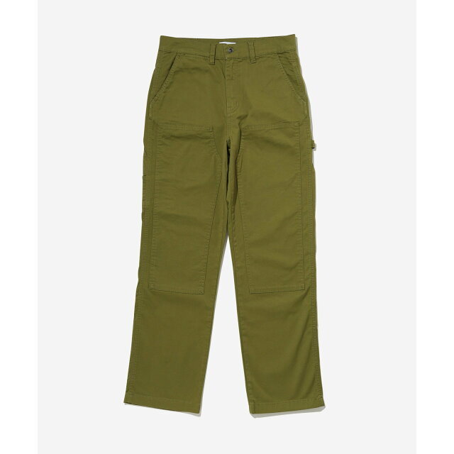 Dickies Carpenter Pants 42x32 Canvas Olive Green Distressed Work