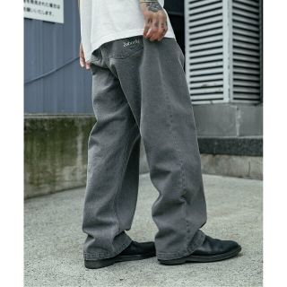 サブサエティ(Subciety)の【GRAY】Subciety/(U)DENIM WIDE PANTS(その他)