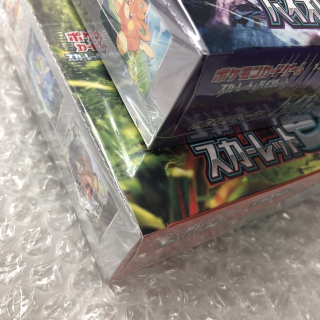 ポケモン(ポケモン)のポケモンカード　スカーレットex＆バイオレットex BOX 未開封シュリンク付き エンタメ/ホビーのトレーディングカード(Box/デッキ/パック)の商品写真