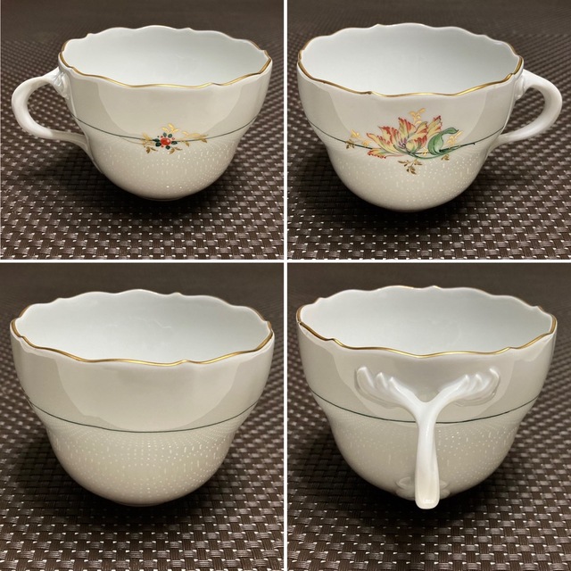 MEISSEN - 【限定品】刻印 稀少 レア マイセン カップ&ソーサー 3客