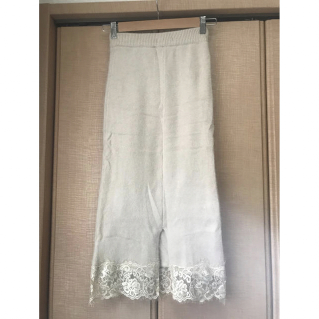 REDYAZEL(レディアゼル)のREDYAZEL アンゴラ　ニットスカート レディースのスカート(ロングスカート)の商品写真